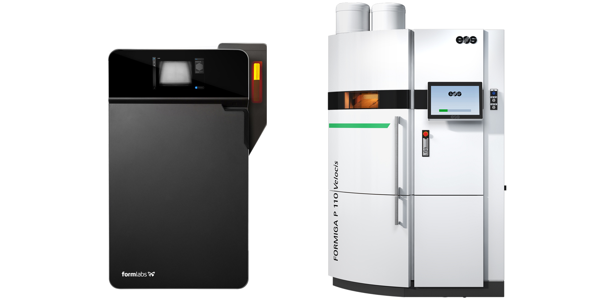Formlabs Fuse 1+ 30W vs. HP Jet Fusion 5200