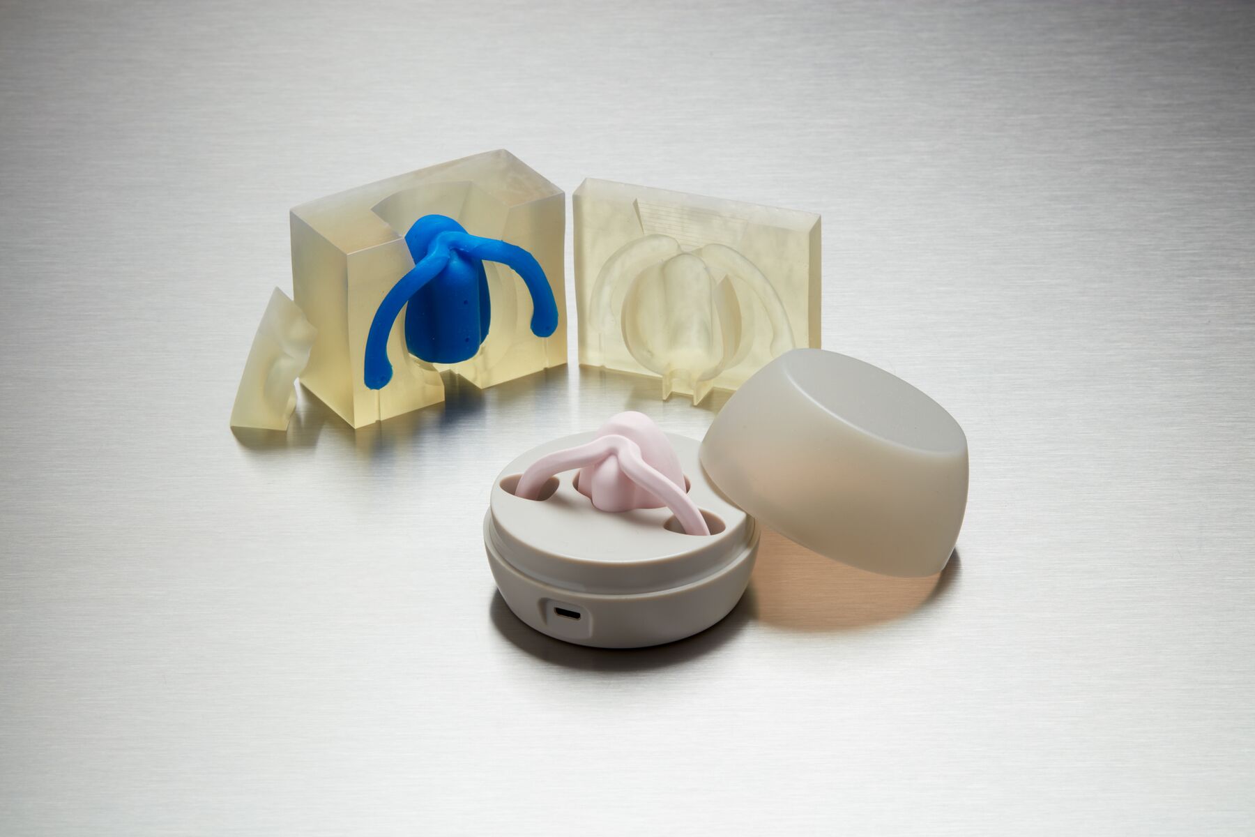 productos de dame products, hechos con moldes impresos en 3D