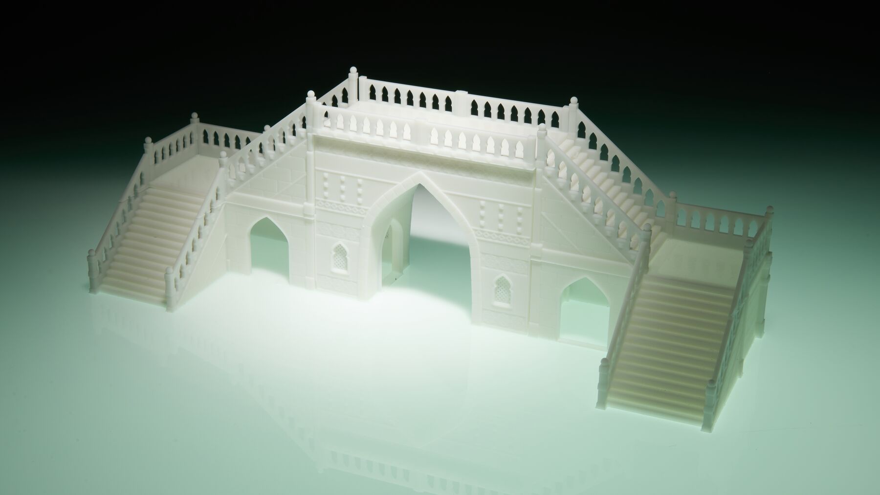 Parts printed in Alpha White Resin