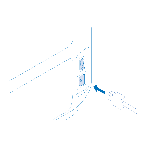 連接 Form 4 電源線並開機