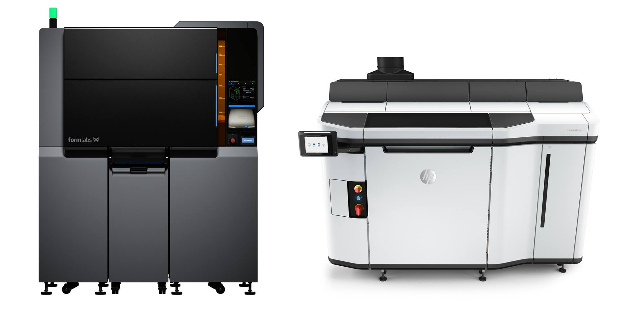 Formlabs Fuse 1+ 30W vs. HP Jet Fusion 3D Series