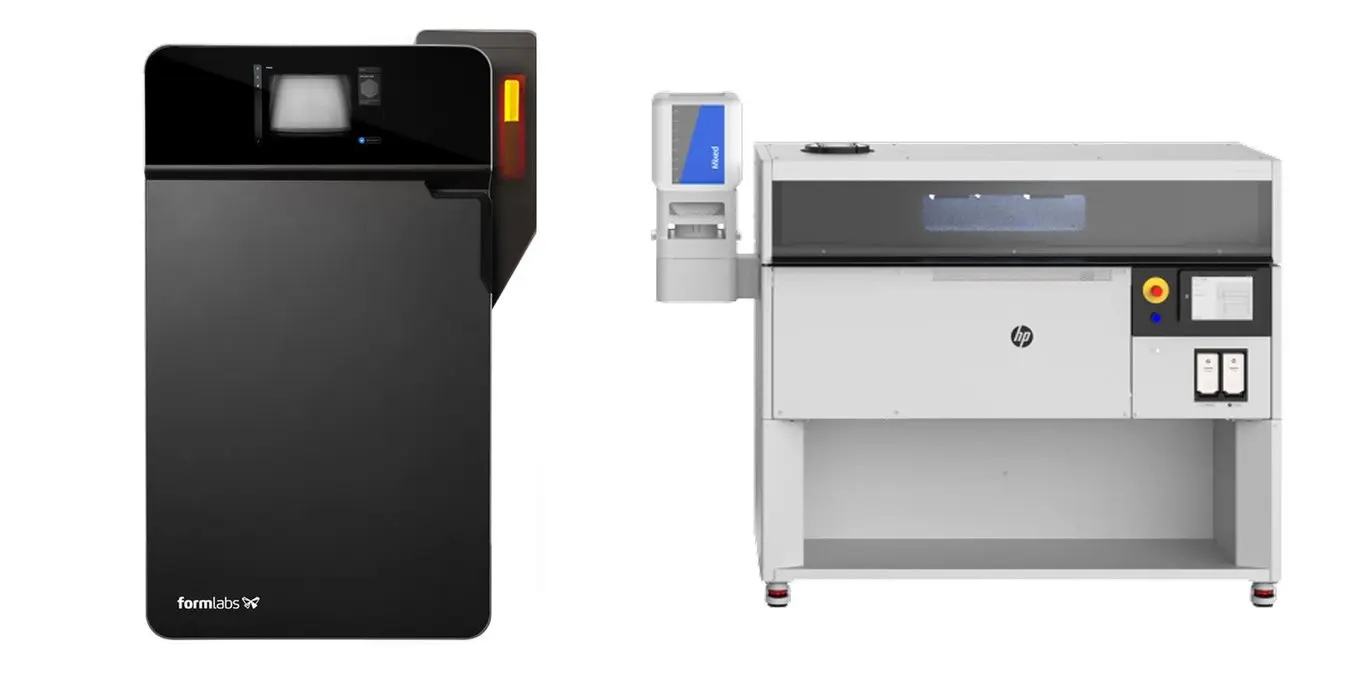 Formlabs Fuse 1+ 30W vs. HP Jet Fusion 5200