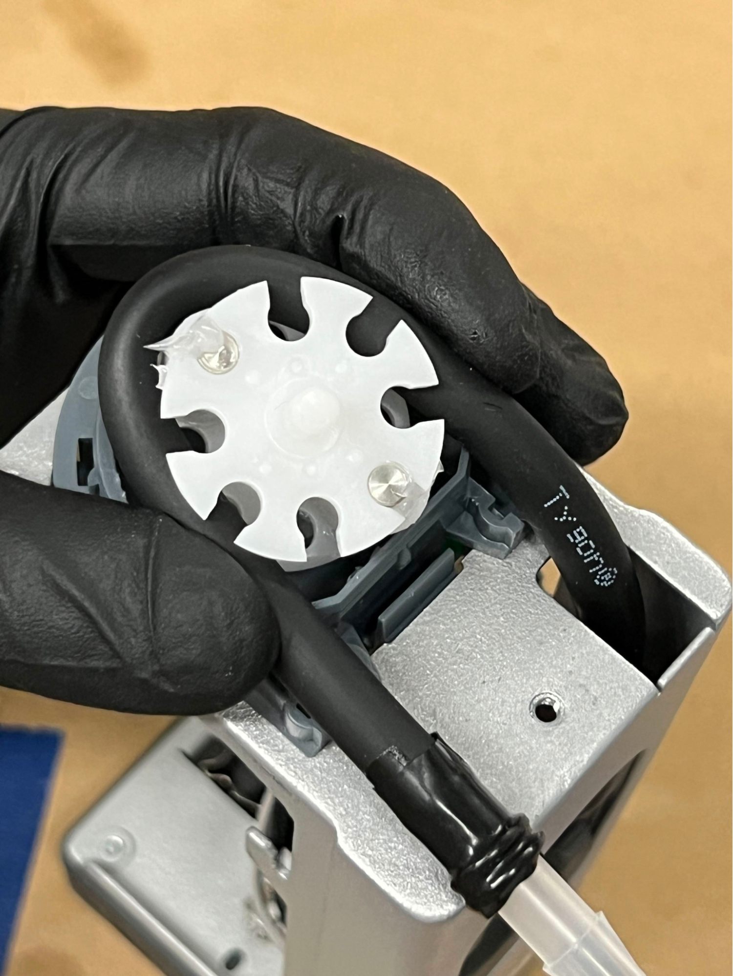 Install rotor tube