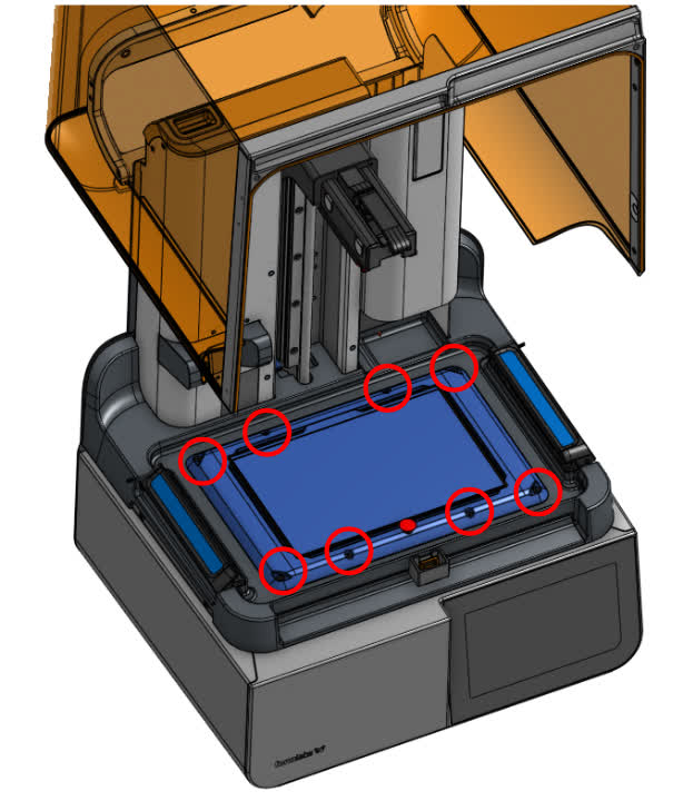 更換 Form 4 / Form 4B Light Processing Unit（LPU）示意圖 2
