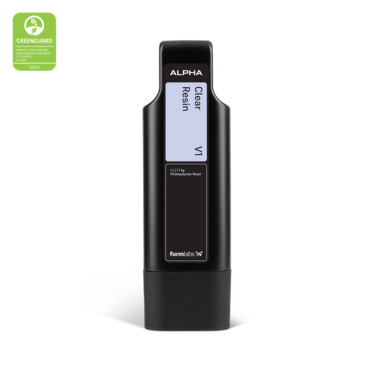 Formlabs Alpha Clear Resin 1 L cartridge for Form Studio 1