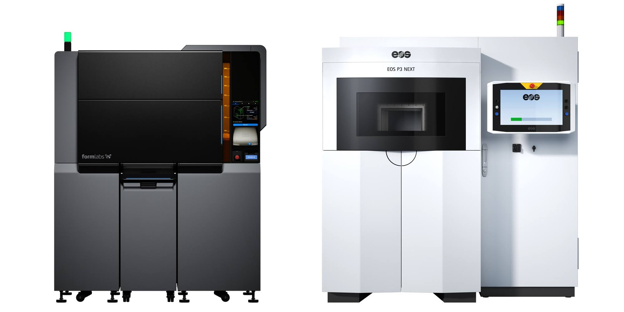 Formlabs Fuse 1+ 30W vs. HP Jet Fusion 3D Series