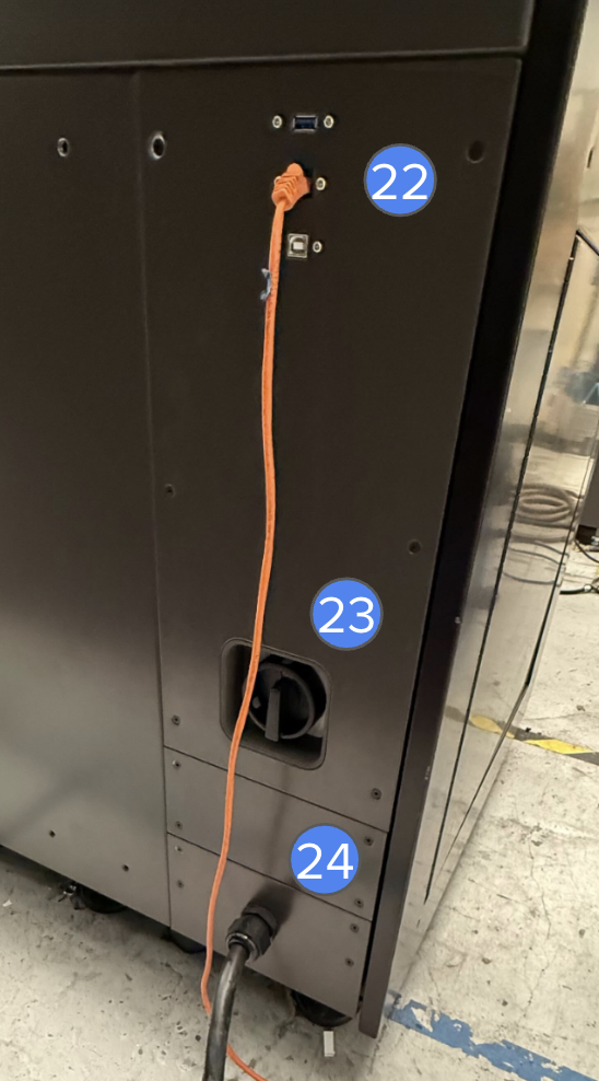 Fuse X1 背面端子與電源