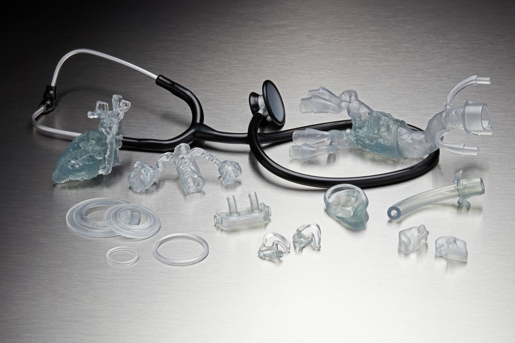 BioMed Flex 80A Resin printed medical model
