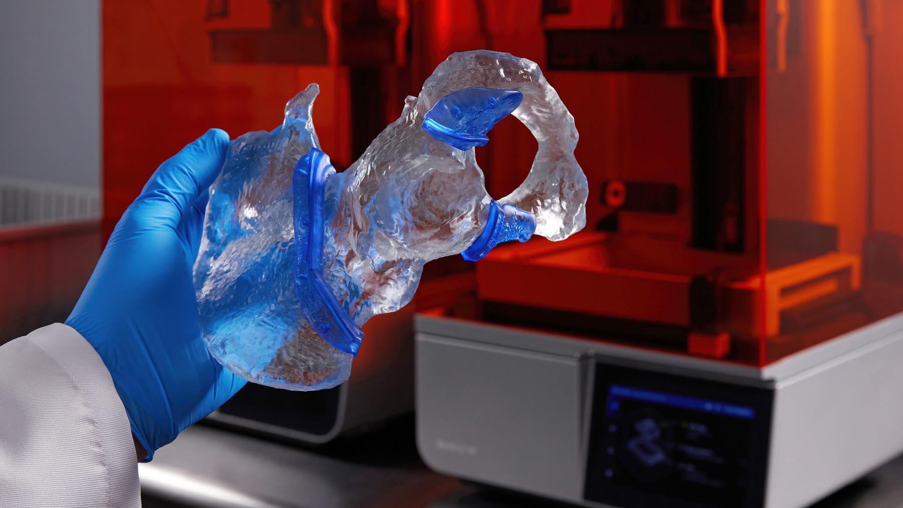 BioMed Clear Resin printed medical parts