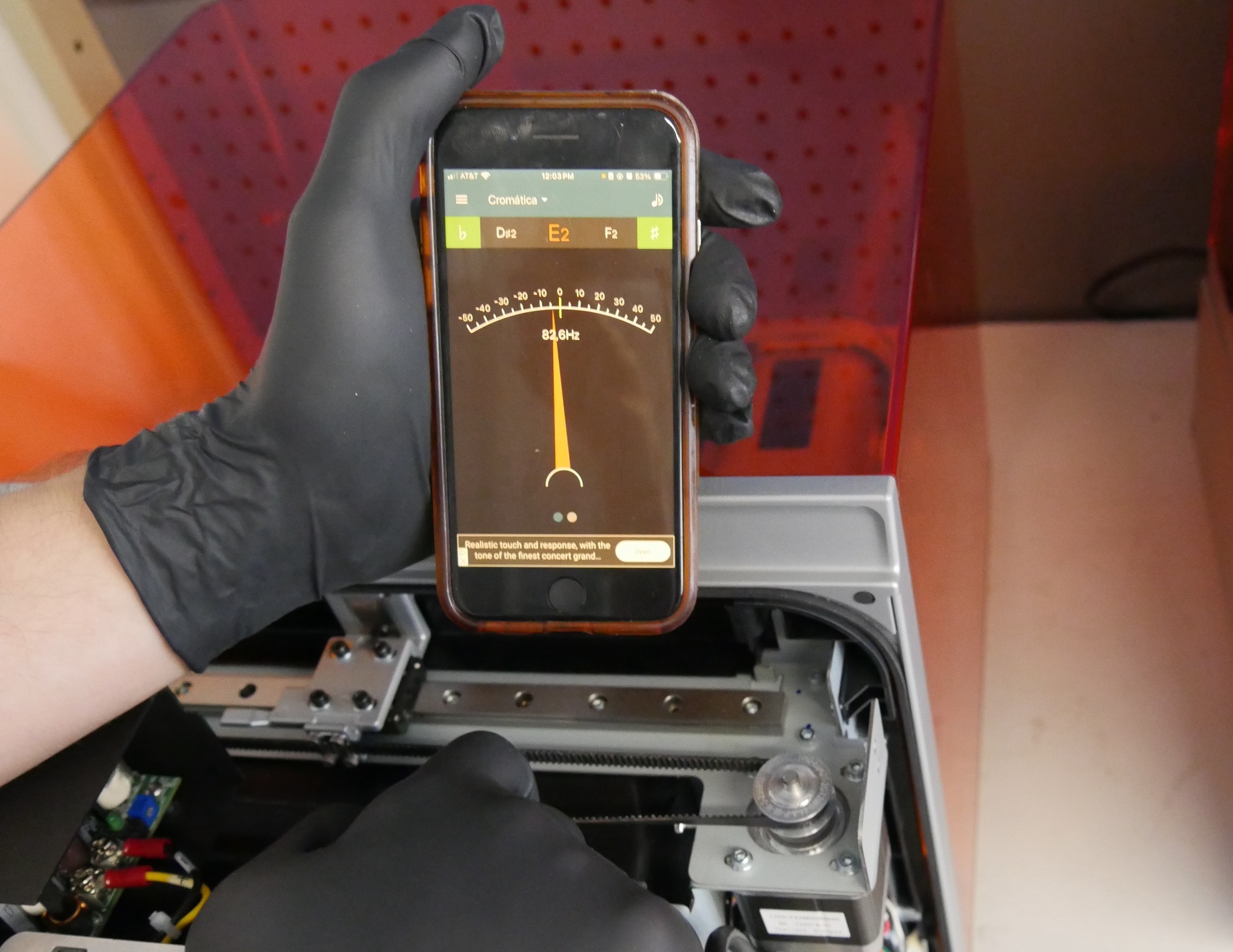 Step 3: Measure the belt tension