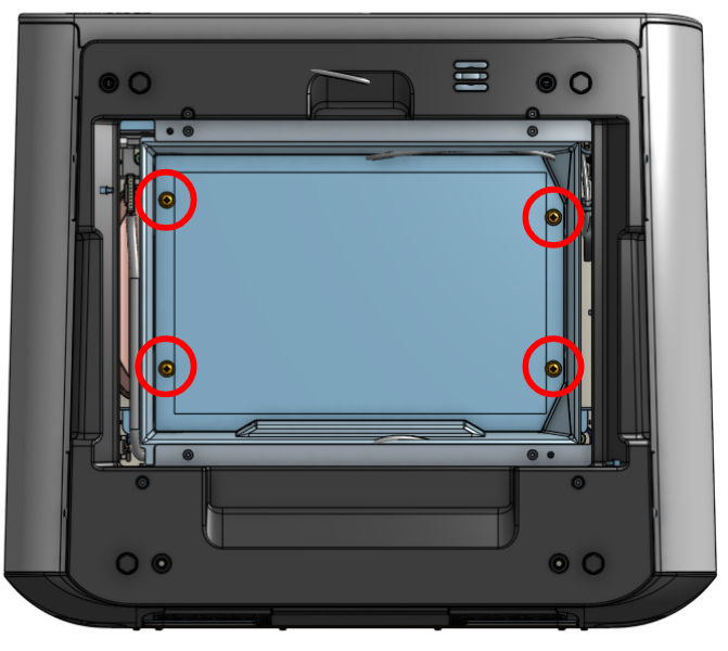 Form 4 diffuser panel mounting screws