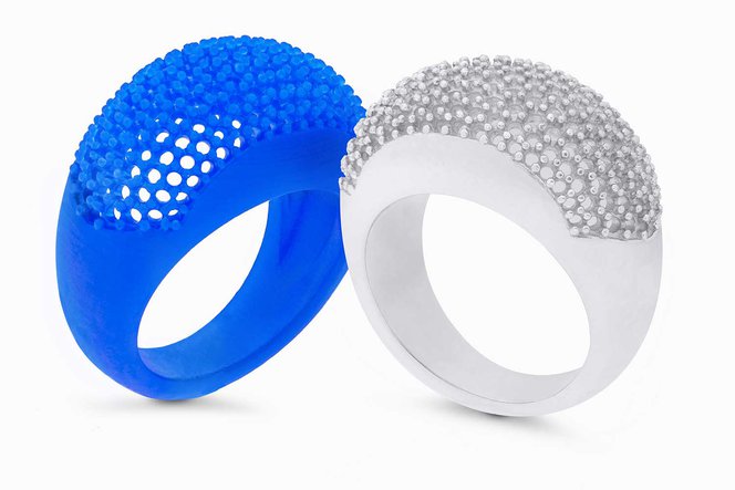 You can print a detailed master using a material like Formlabs Castable Resin, which burns out to create a reusable mold.