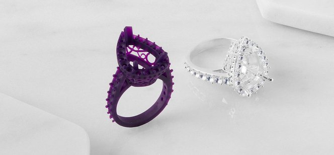 Castable Wax is our best all-around material for investment casting, and is strong enough to be used for initial test fittings or prototyping designs.