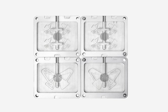3D printed molds in aluminum frames