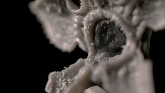 After the sketch is approved, the design team goes on to create digital 3D assets that can be used throughout production.