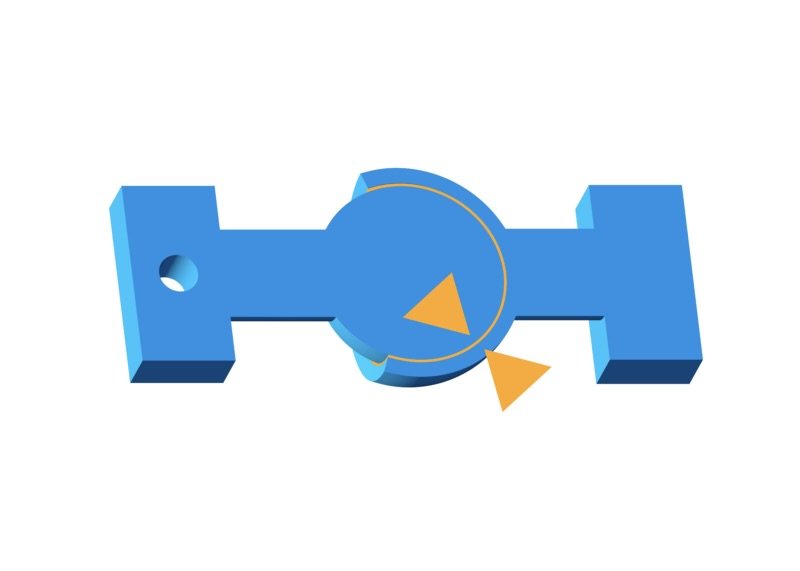 Image of a ball and socket test file