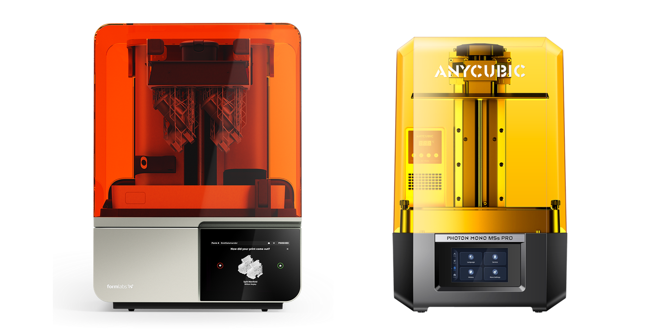 ANYCUBIC Photon Mono M5s Pro 本体(光造形SLA) Formlabs Form 4 vs. AnyCubic Photon Mono M5s Pro | Formlabs