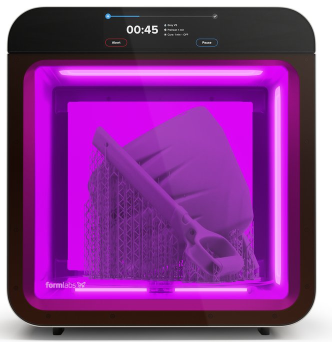 3Dプリントしたパーツを二次硬化させる方法 | Formlabs